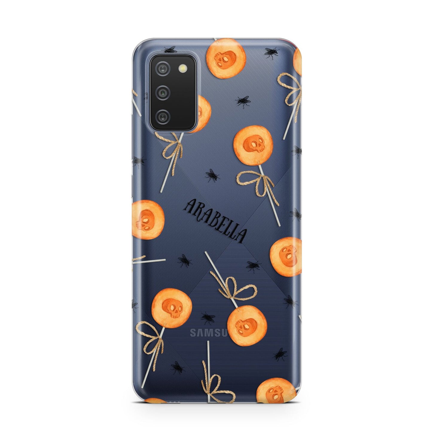 Skull Lollipops Custom Halloween Samsung A02s Case