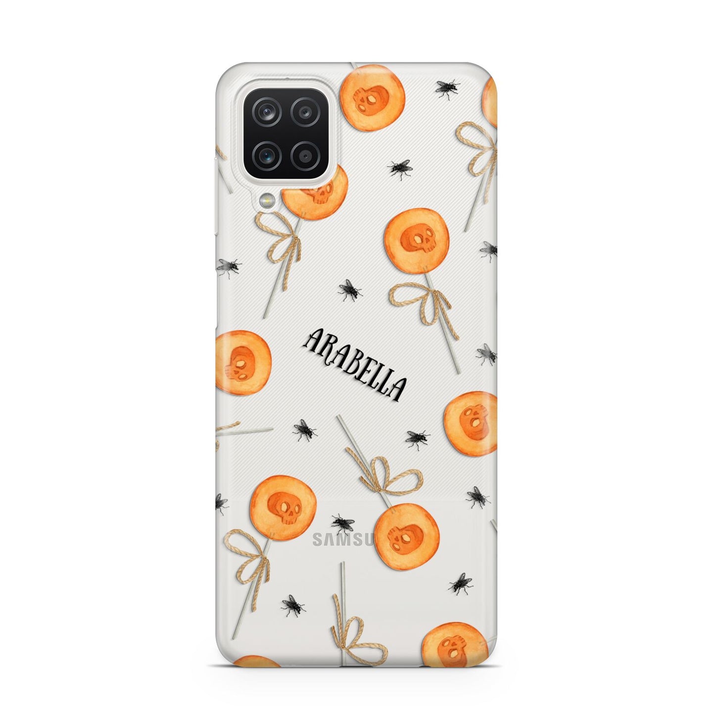 Skull Lollipops Custom Halloween Samsung A12 Case