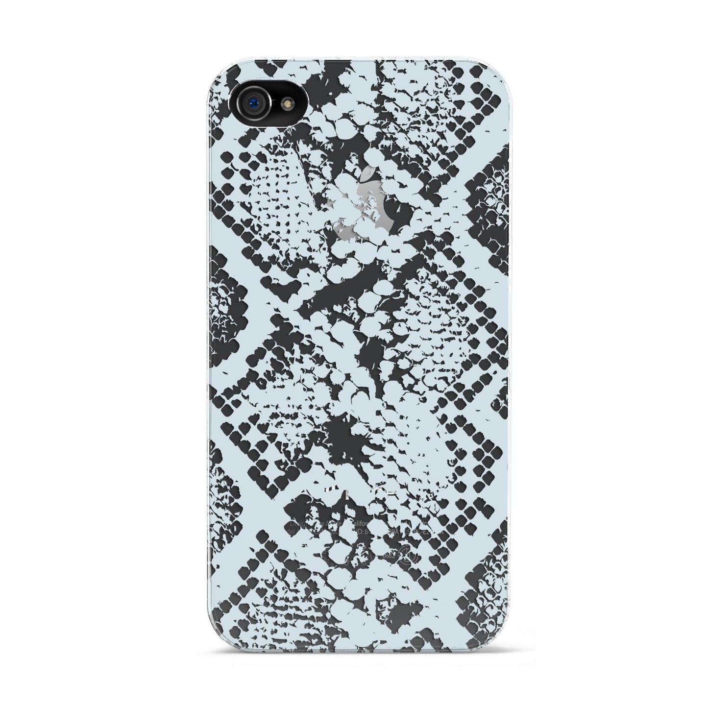 Sky Blue Snakeskin Apple iPhone 4s Case