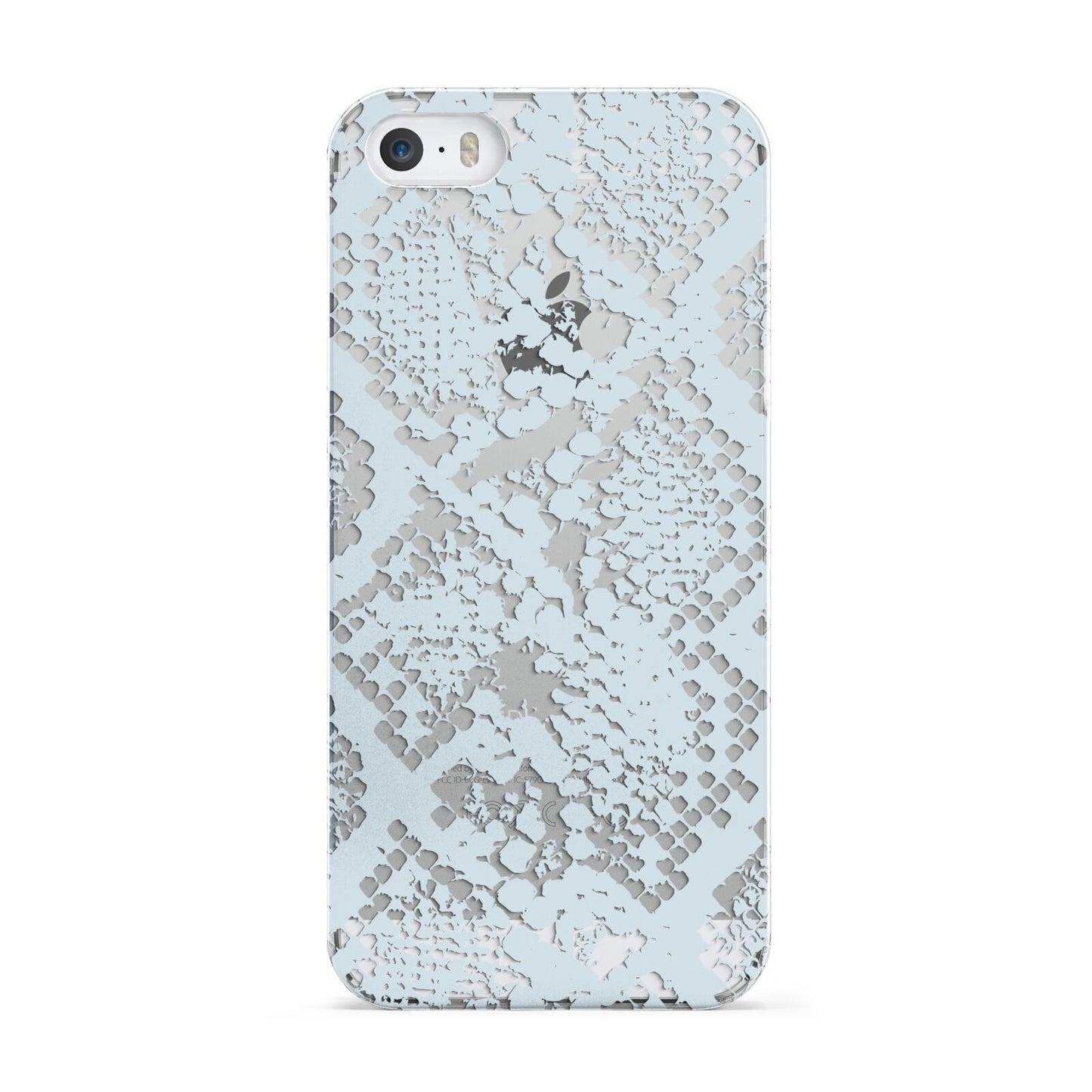 Sky Blue Snakeskin Apple iPhone 5 Case