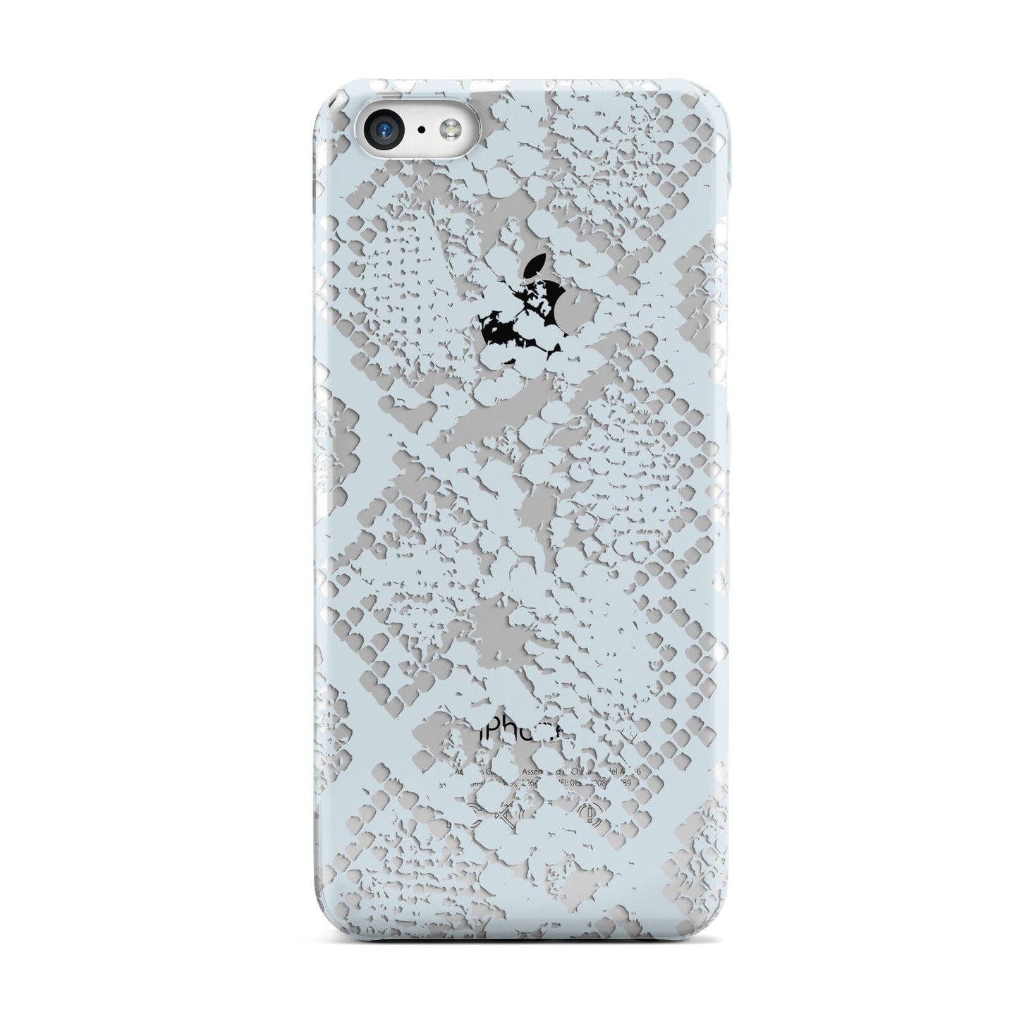 Sky Blue Snakeskin Apple iPhone 5c Case