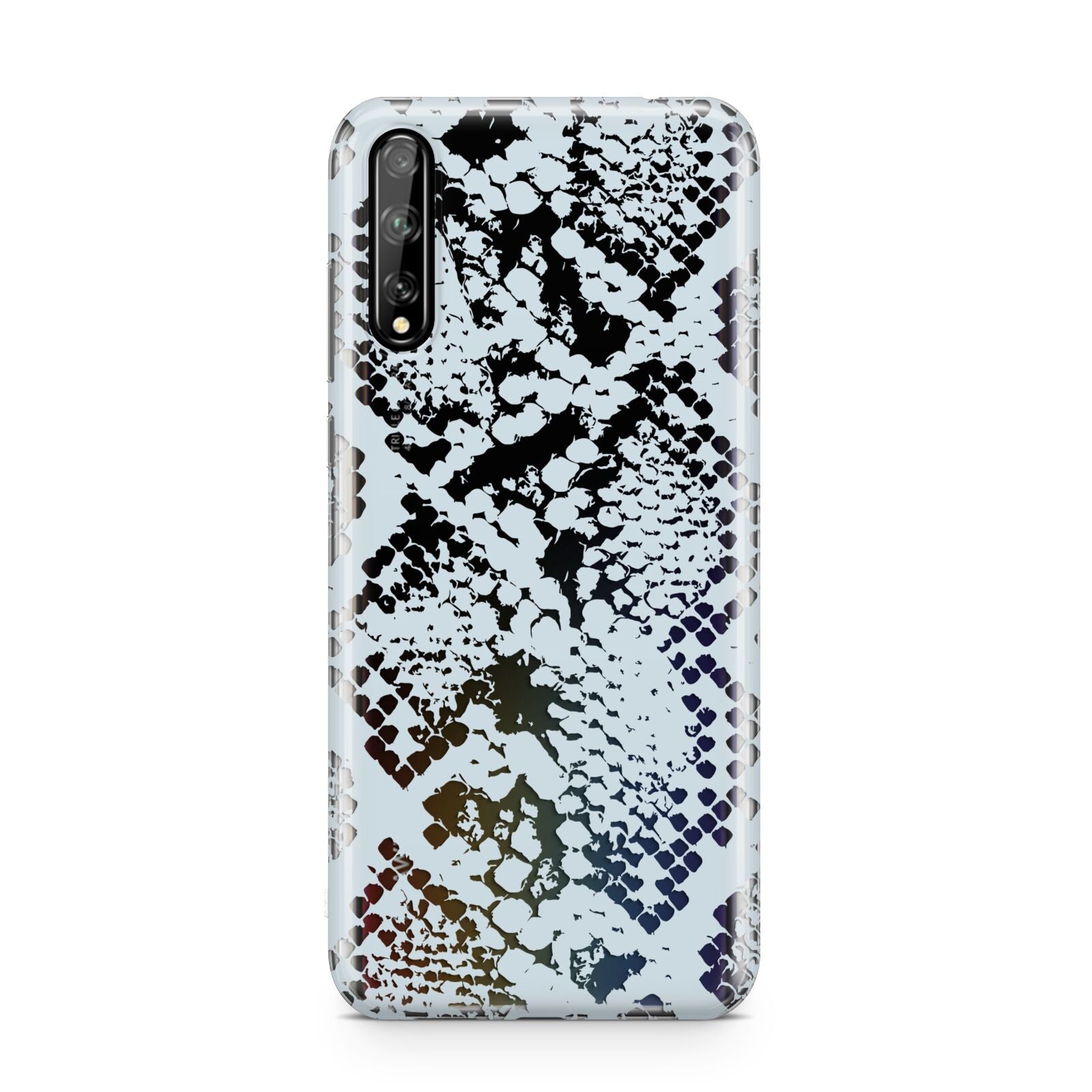 Sky Blue Snakeskin Huawei Enjoy 10s Phone Case