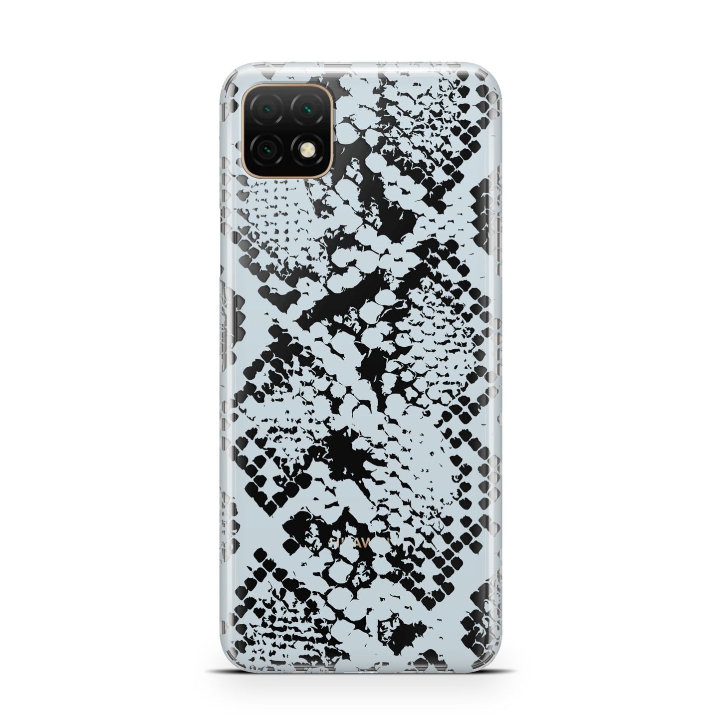 Sky Blue Snakeskin Huawei Enjoy 20 Phone Case