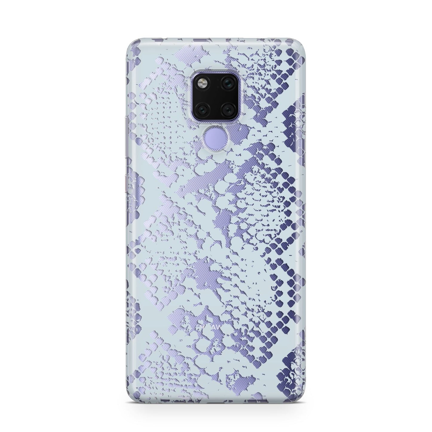 Sky Blue Snakeskin Huawei Mate 20X Phone Case