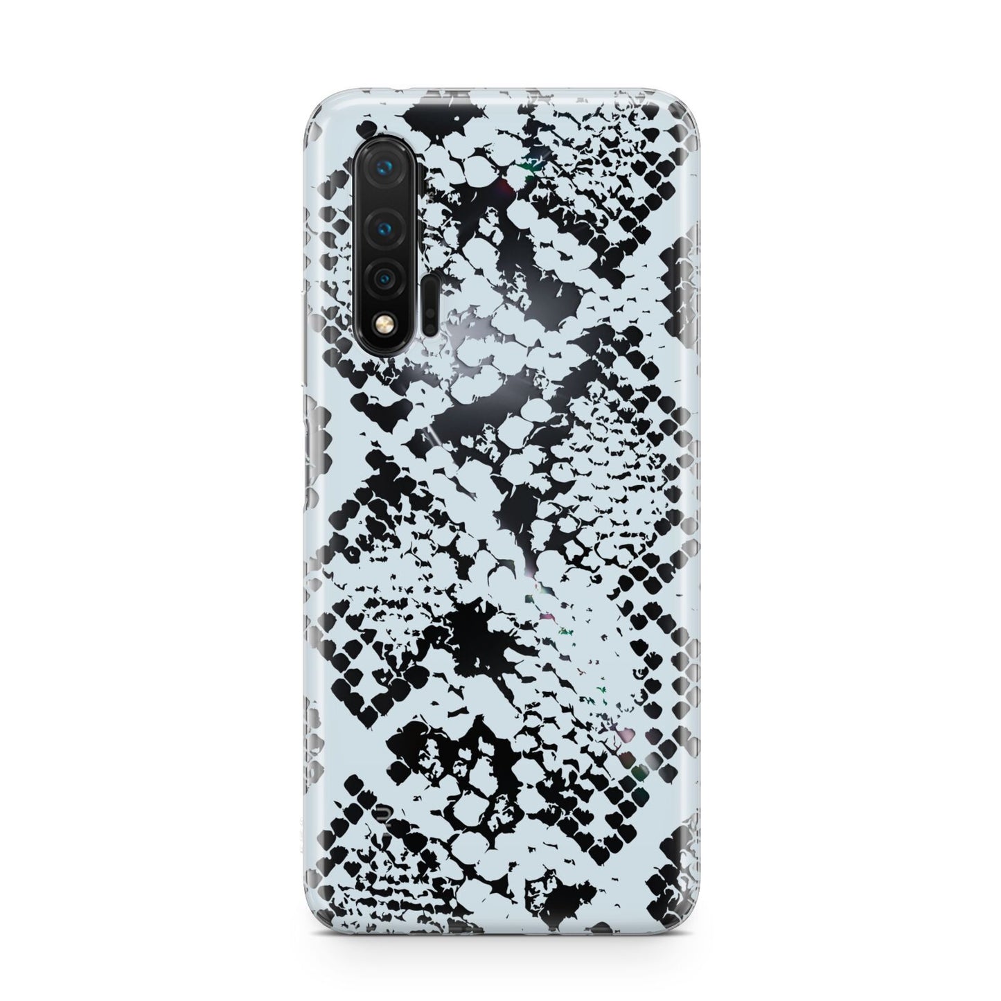 Sky Blue Snakeskin Huawei Nova 6 Phone Case