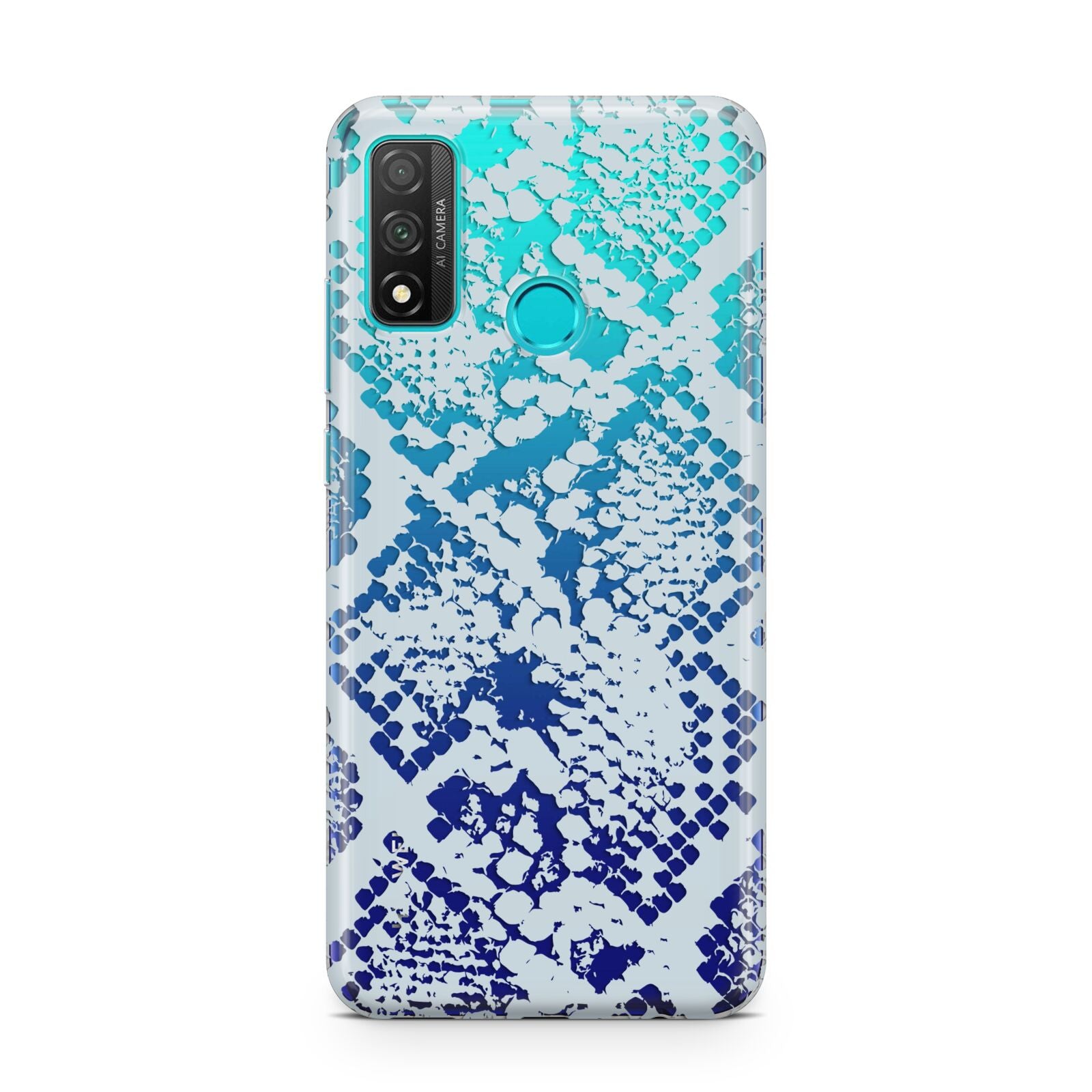 Sky Blue Snakeskin Huawei P Smart 2020