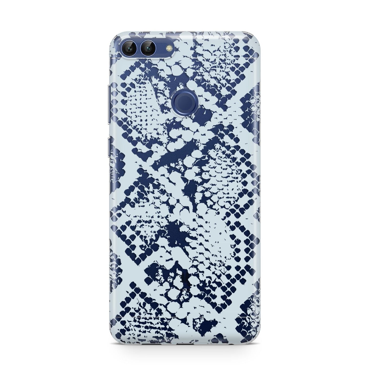 Sky Blue Snakeskin Huawei P Smart Case