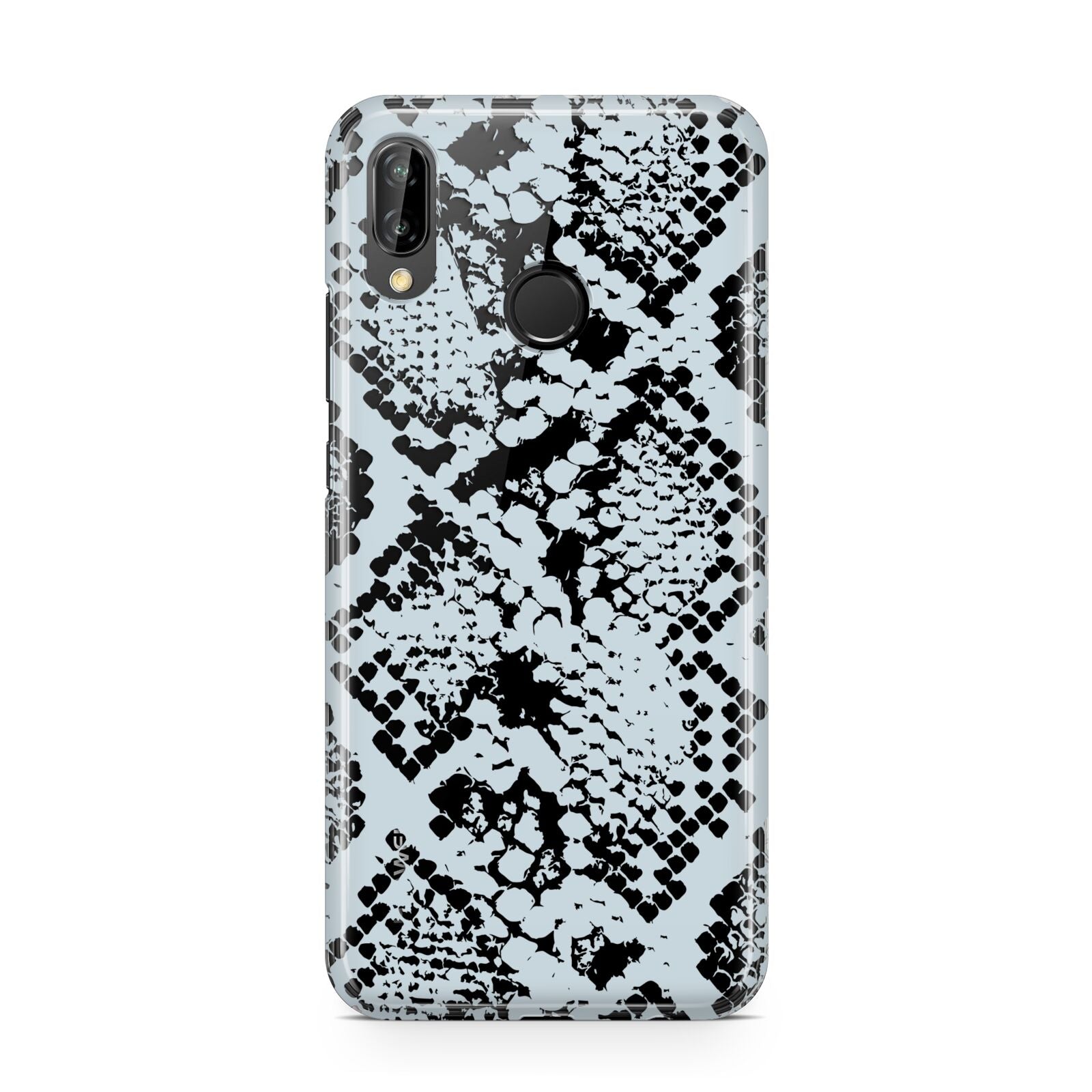 Sky Blue Snakeskin Huawei P20 Lite Phone Case