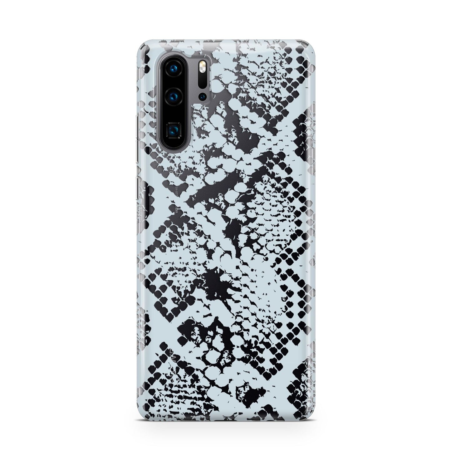 Sky Blue Snakeskin Huawei P30 Pro Phone Case