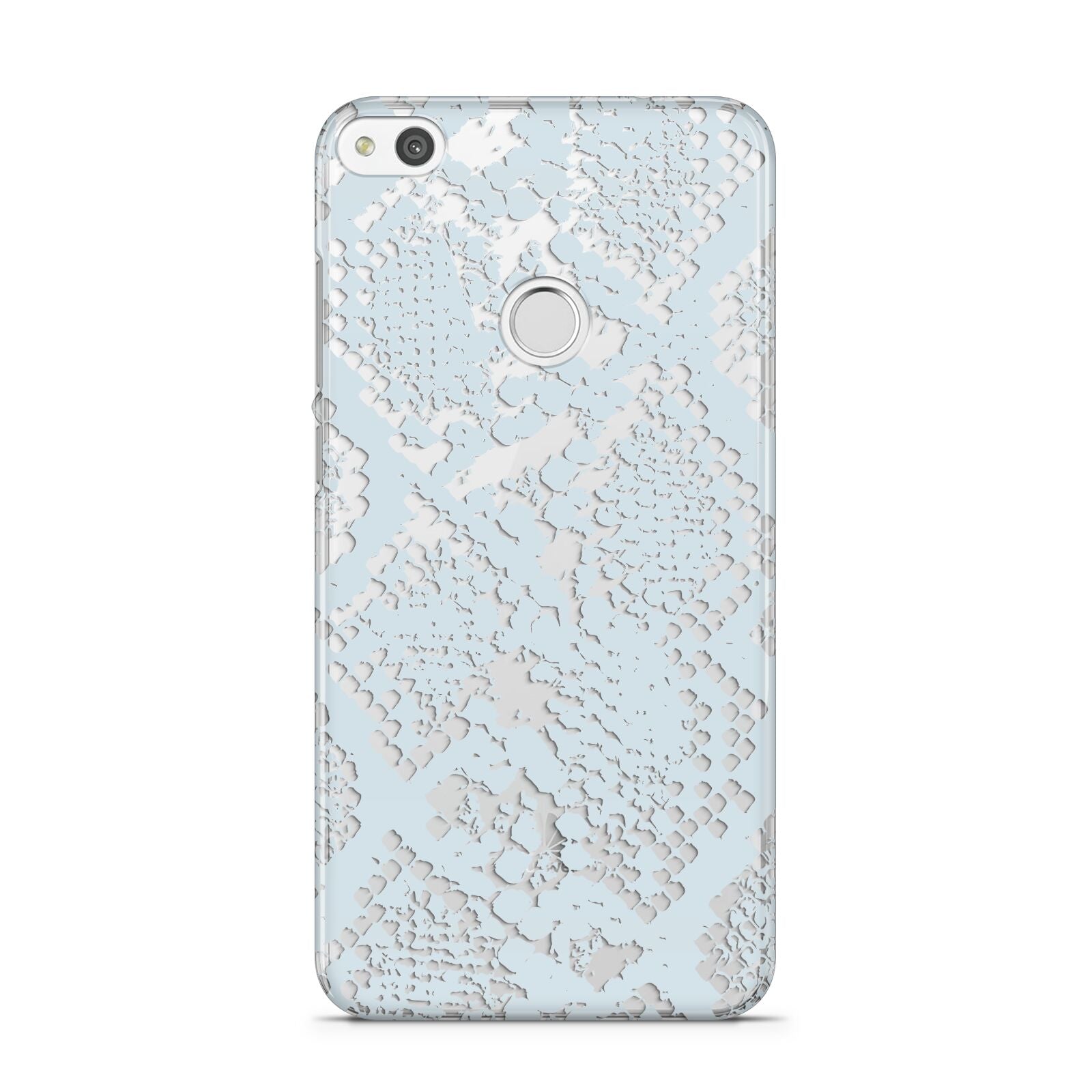 Sky Blue Snakeskin Huawei P8 Lite Case