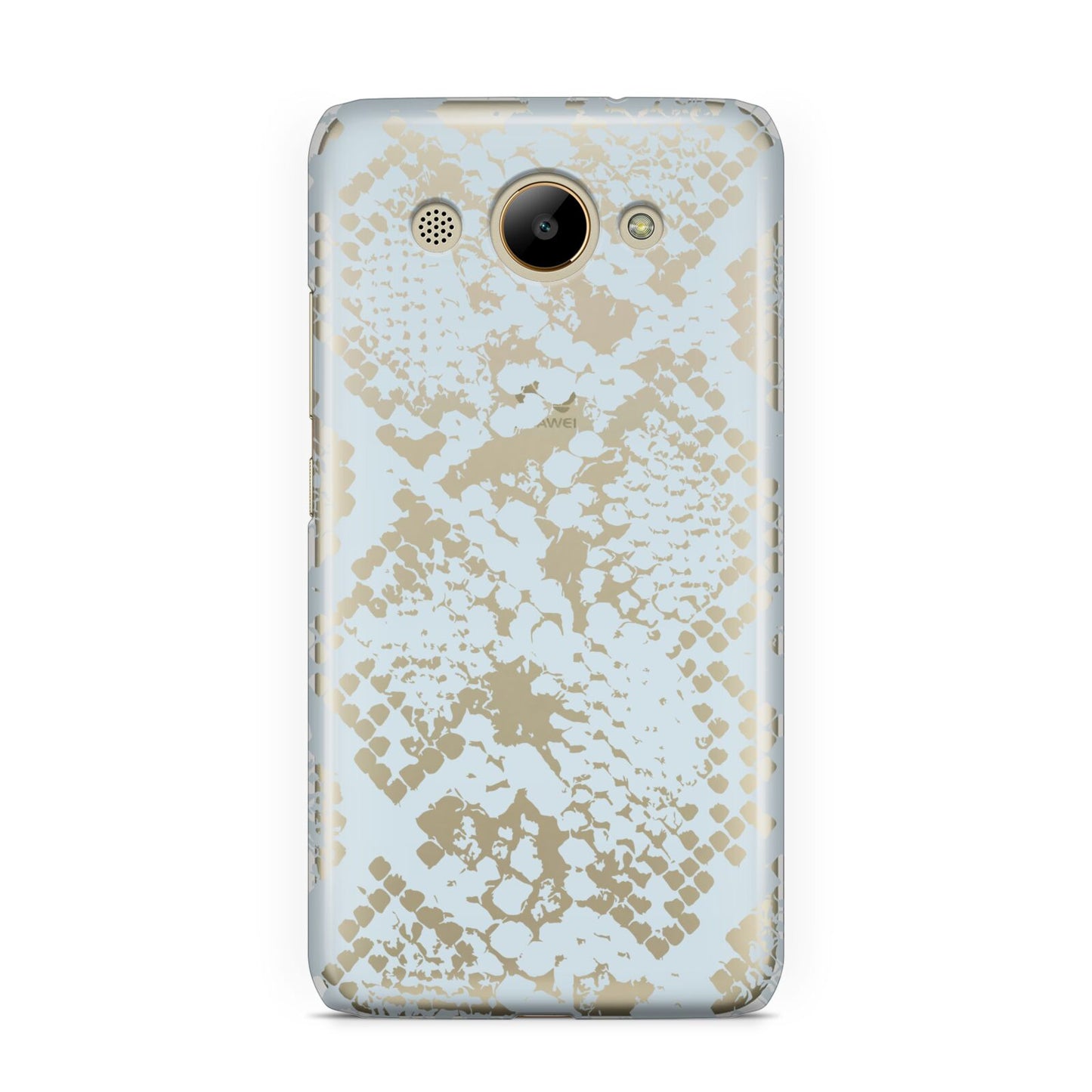 Sky Blue Snakeskin Huawei Y3 2017