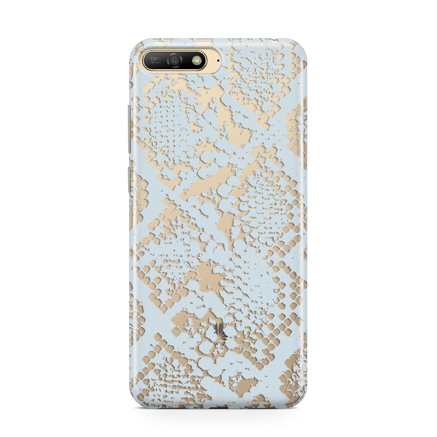 Sky Blue Snakeskin Huawei Y6 2018