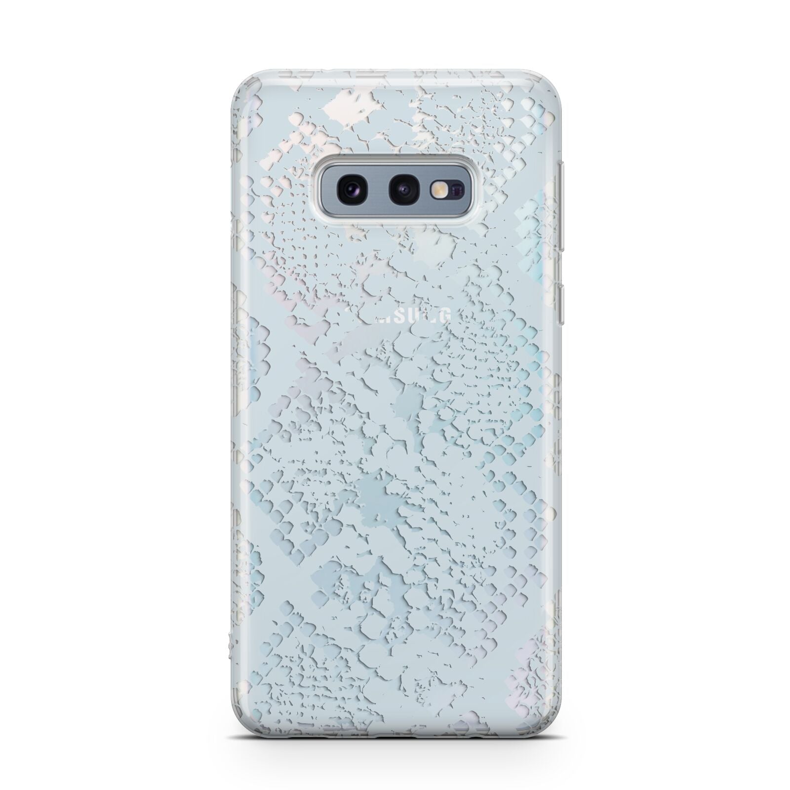 Sky Blue Snakeskin Samsung Galaxy S10E Case
