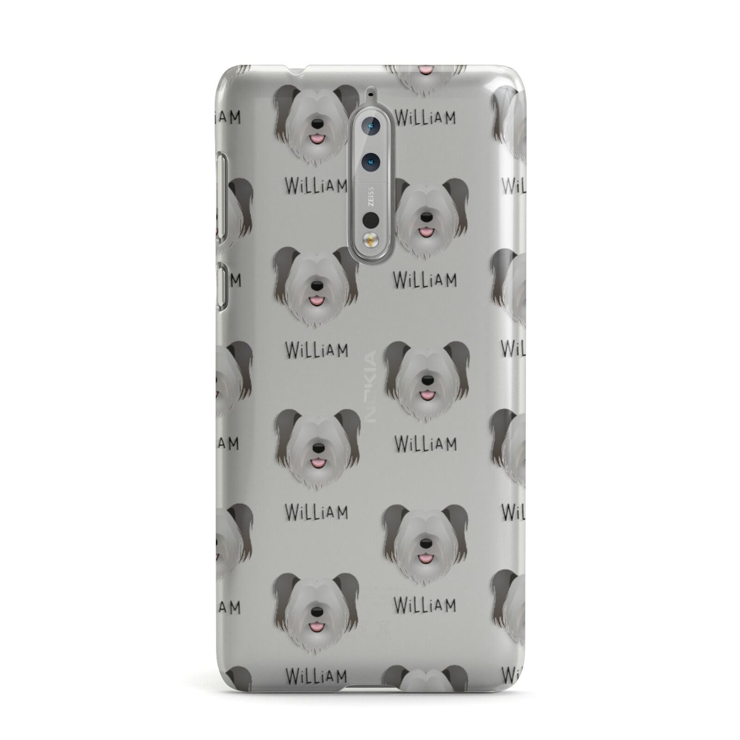 Skye Terrier Icon with Name Nokia Case