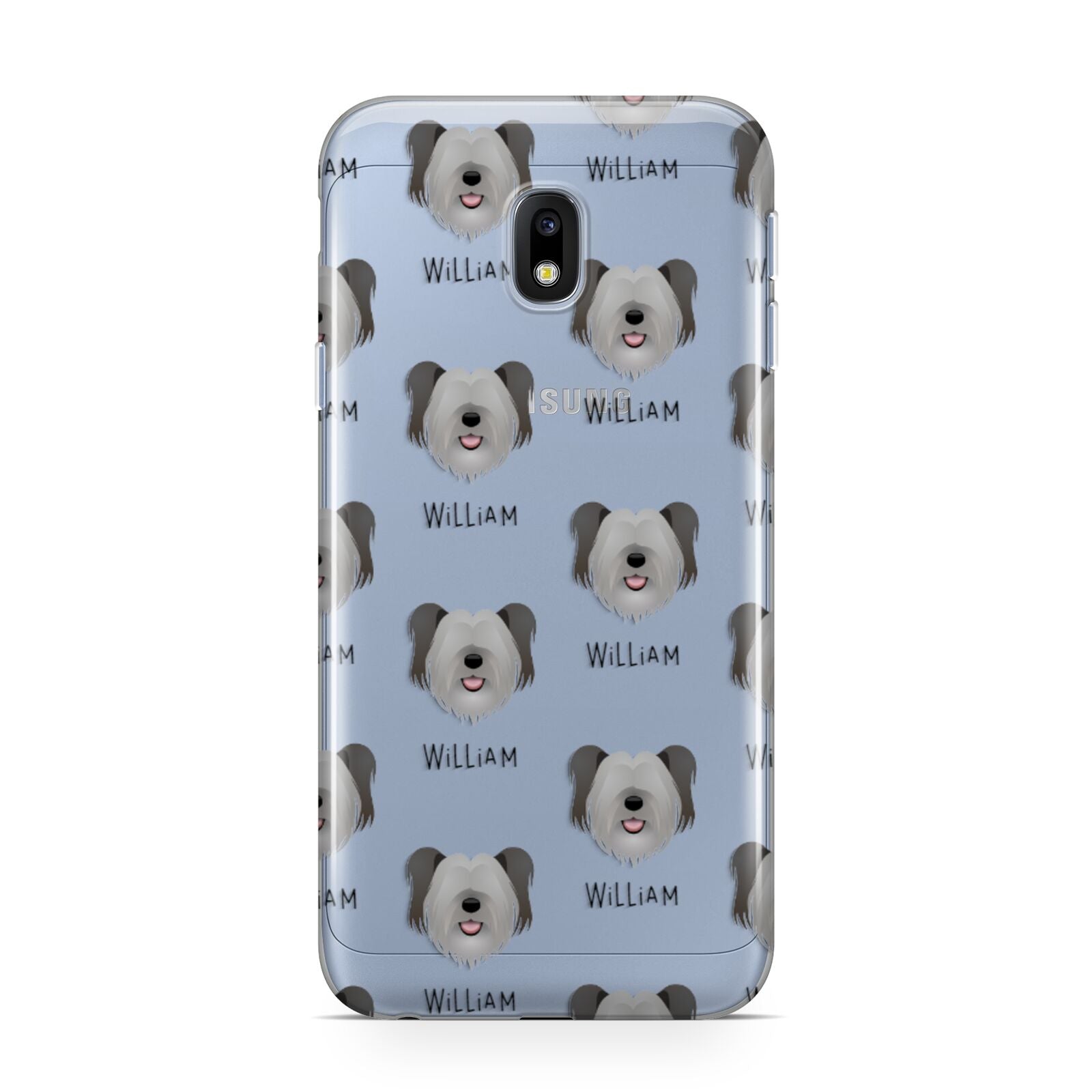 Skye Terrier Icon with Name Samsung Galaxy J3 2017 Case