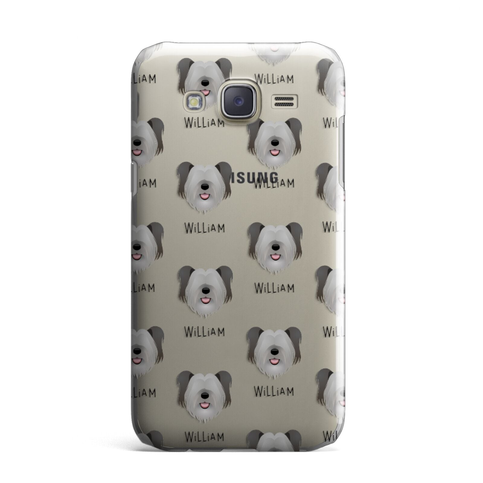 Skye Terrier Icon with Name Samsung Galaxy J7 Case