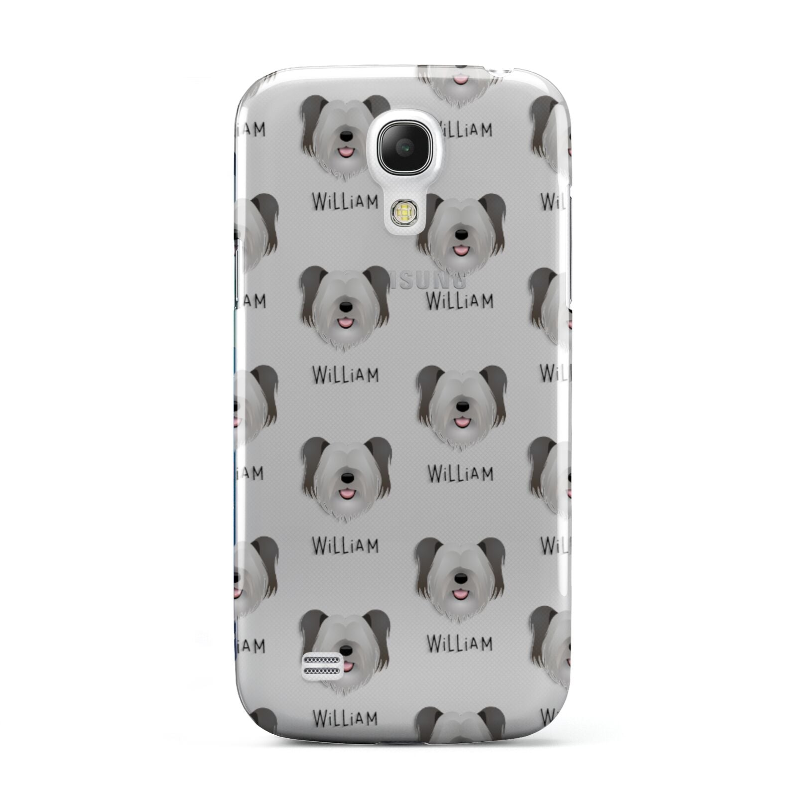Skye Terrier Icon with Name Samsung Galaxy S4 Mini Case