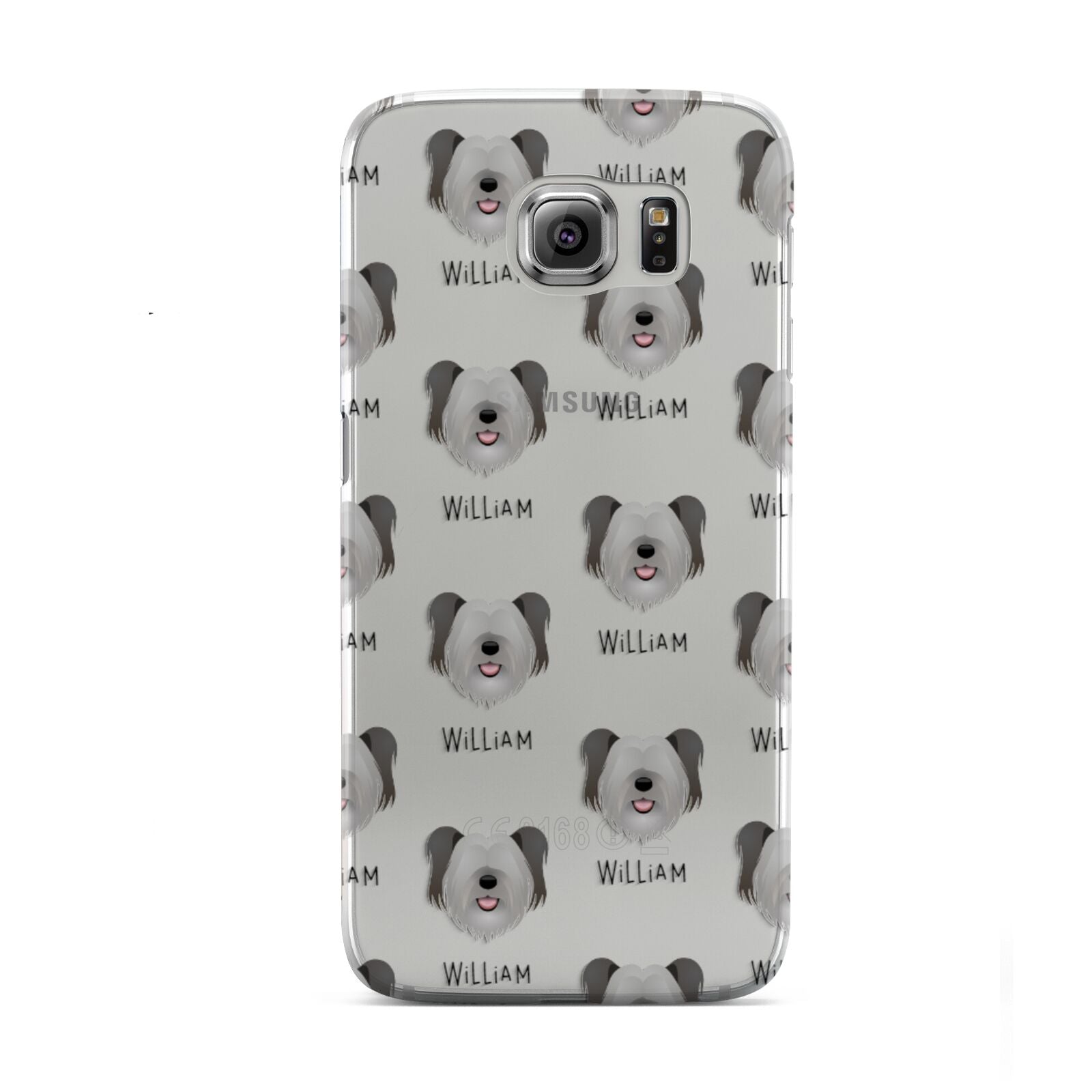 Skye Terrier Icon with Name Samsung Galaxy S6 Case