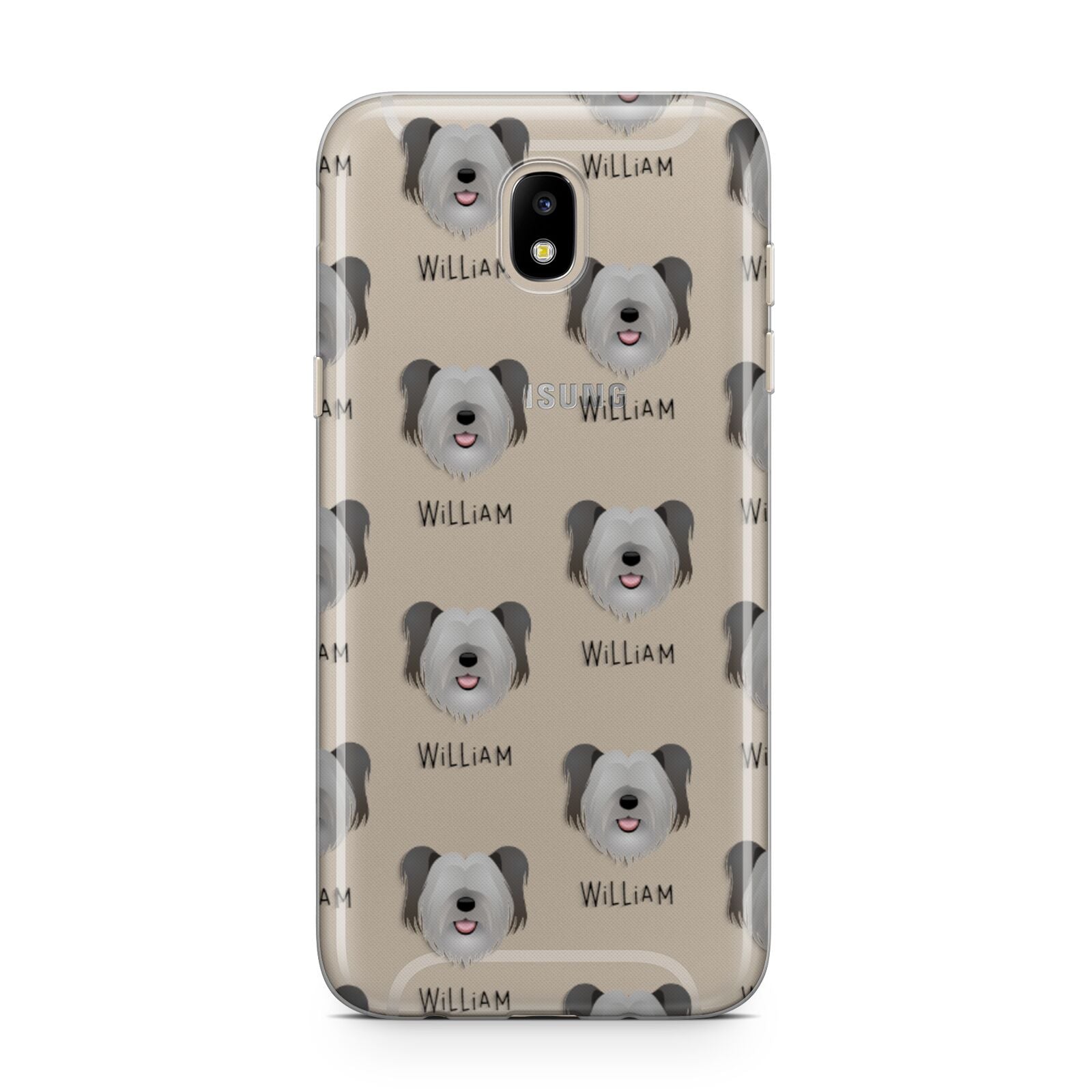 Skye Terrier Icon with Name Samsung J5 2017 Case