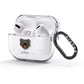 Skye Terrier Personalised AirPods Glitter Case 3rd Gen Side Image