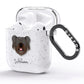 Skye Terrier Personalised AirPods Glitter Case Side Image