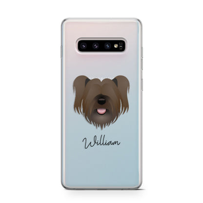 Skye Terrier Personalised Samsung Galaxy S10 Case