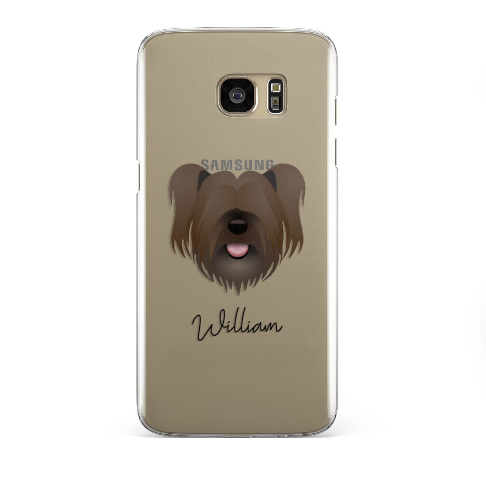 Skye Terrier Personalised Samsung Galaxy S7 Edge Case