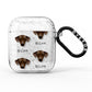 Sloughi Icon with Name AirPods Glitter Case