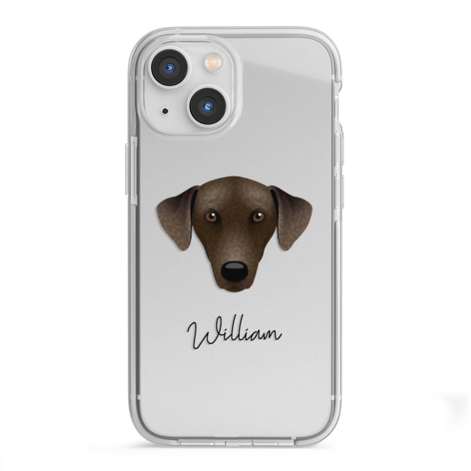 Sloughi Personalised iPhone 13 Mini TPU Impact Case with White Edges