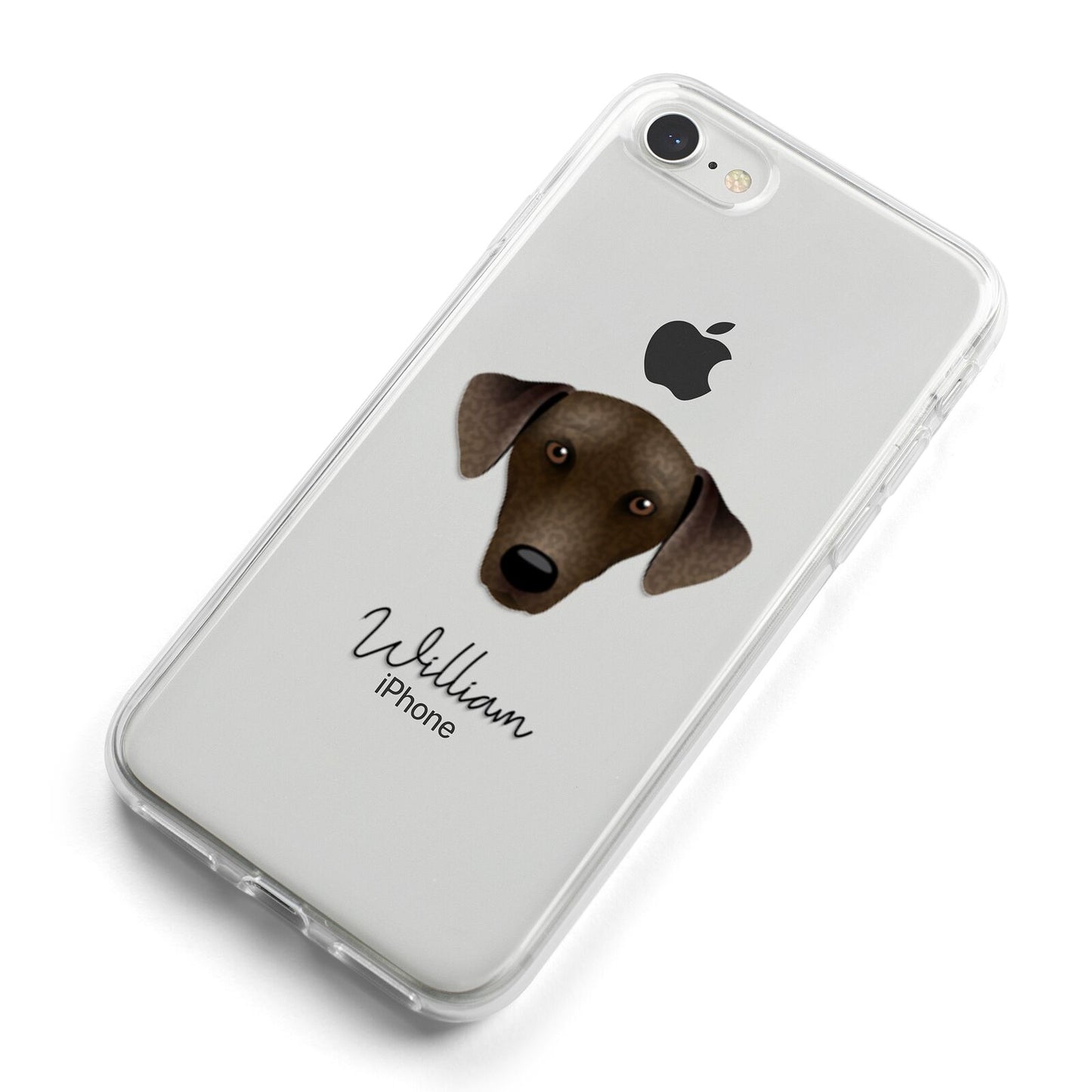 Sloughi Personalised iPhone 8 Bumper Case on Silver iPhone Alternative Image