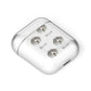 Slovakian Rough Haired Pointer Icon with Name AirPods Case Laid Flat