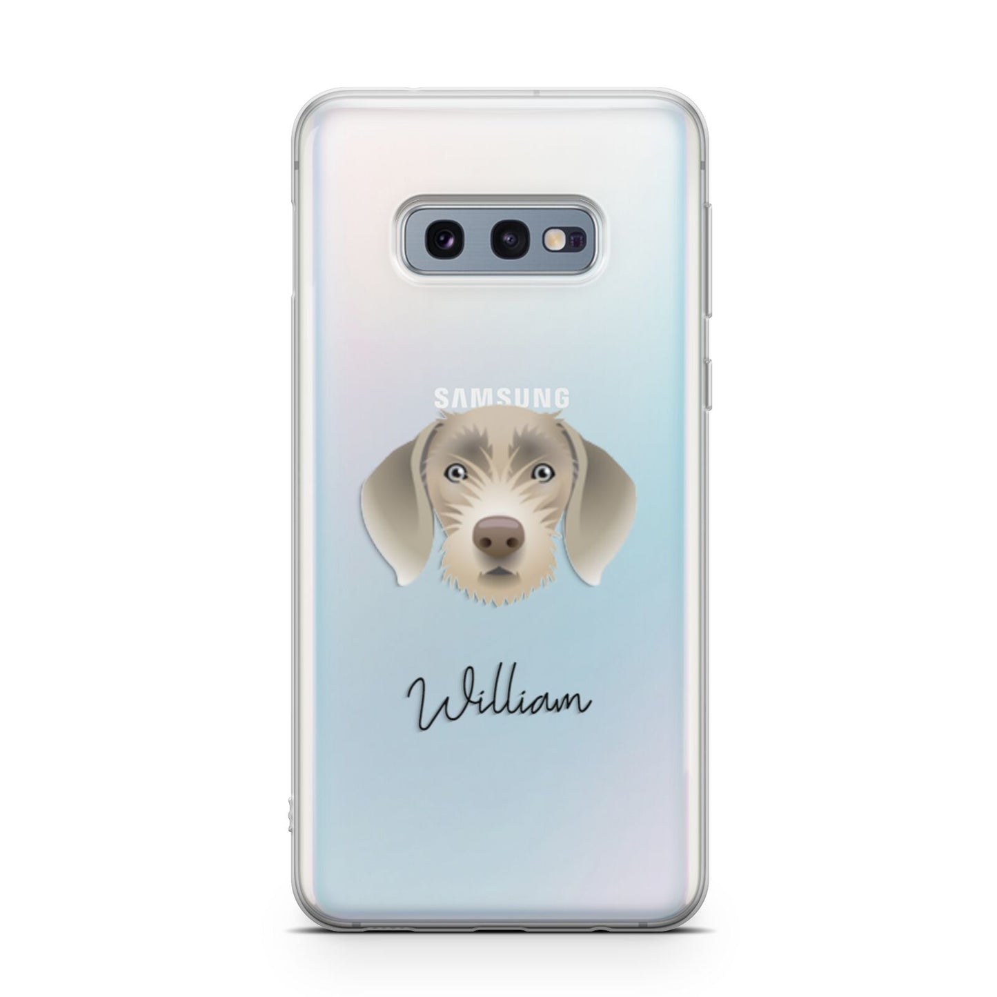Slovakian Rough Haired Pointer Personalised Samsung Galaxy S10E Case