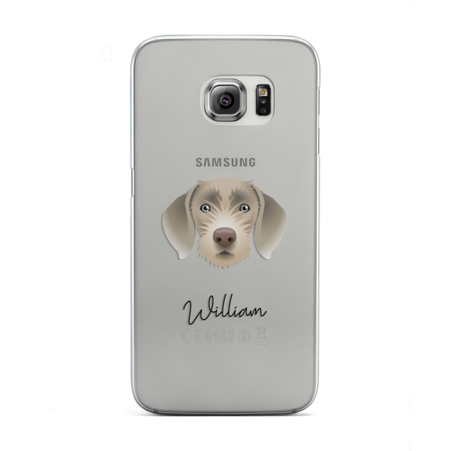 Slovakian Rough Haired Pointer Personalised Samsung Galaxy S6 Edge Case