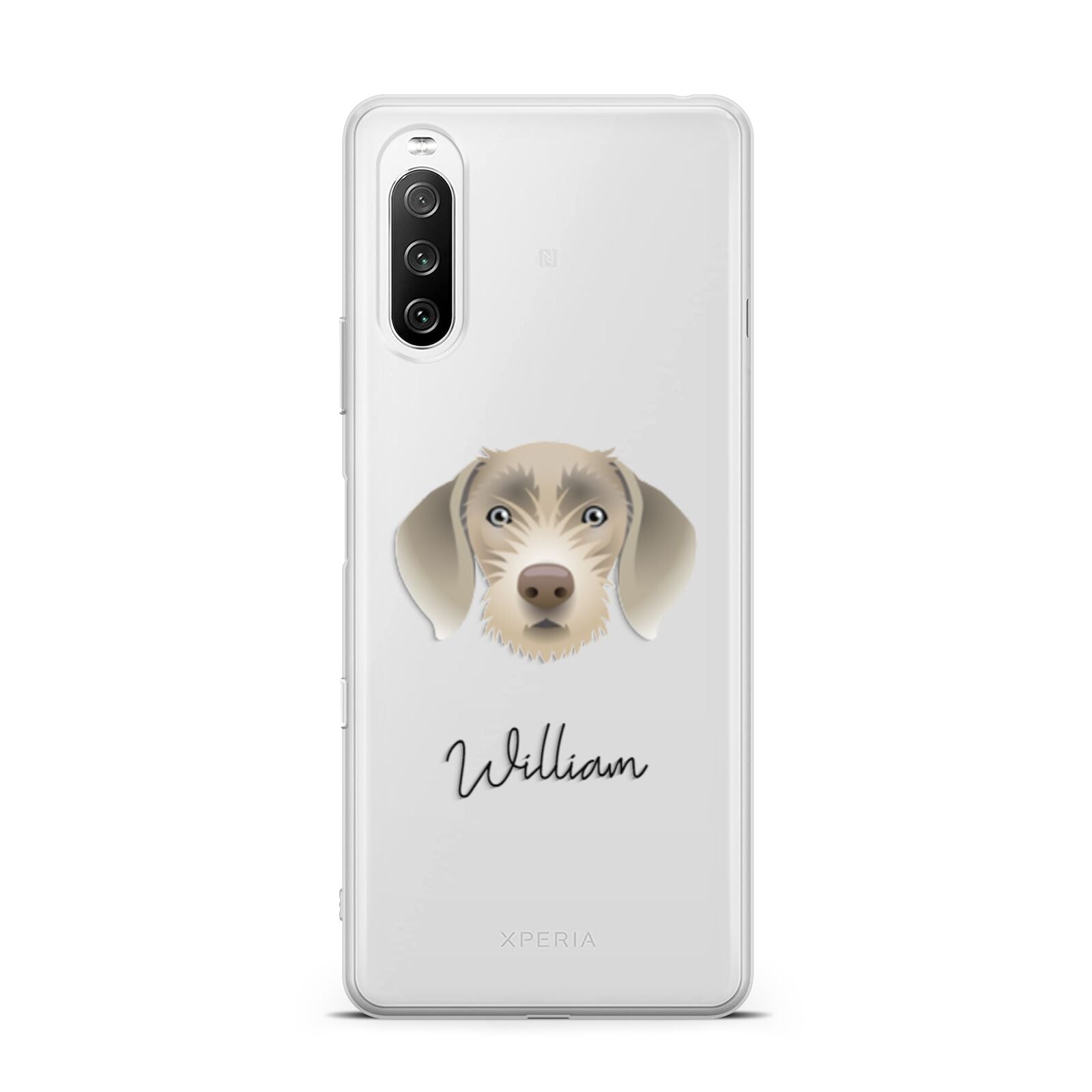 Slovakian Rough Haired Pointer Personalised Sony Xperia 10 III Case