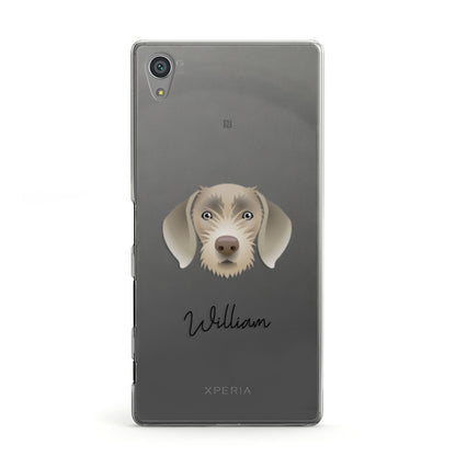 Slovakian Rough Haired Pointer Personalised Sony Xperia Case