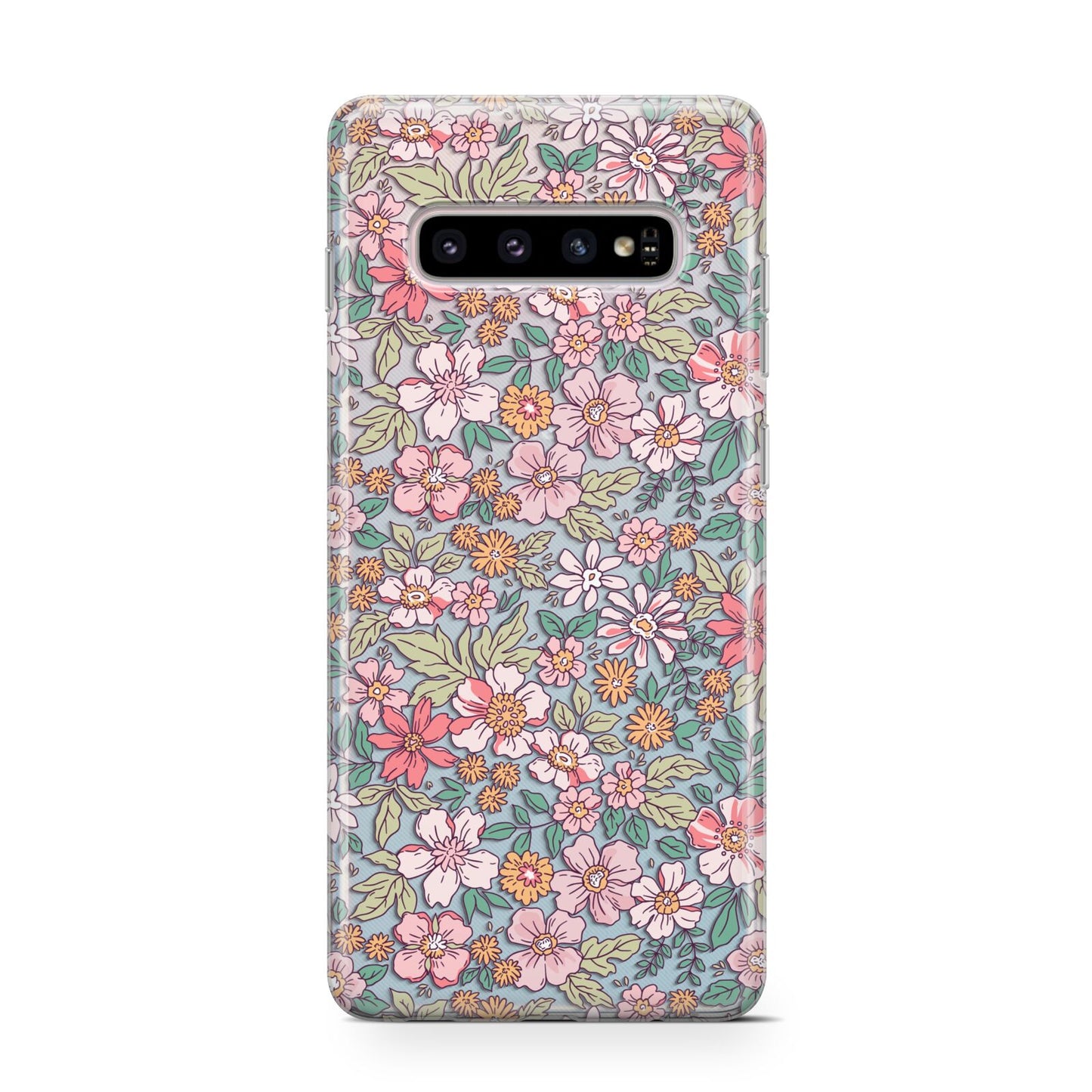 Small Floral Pattern Protective Samsung Galaxy Case