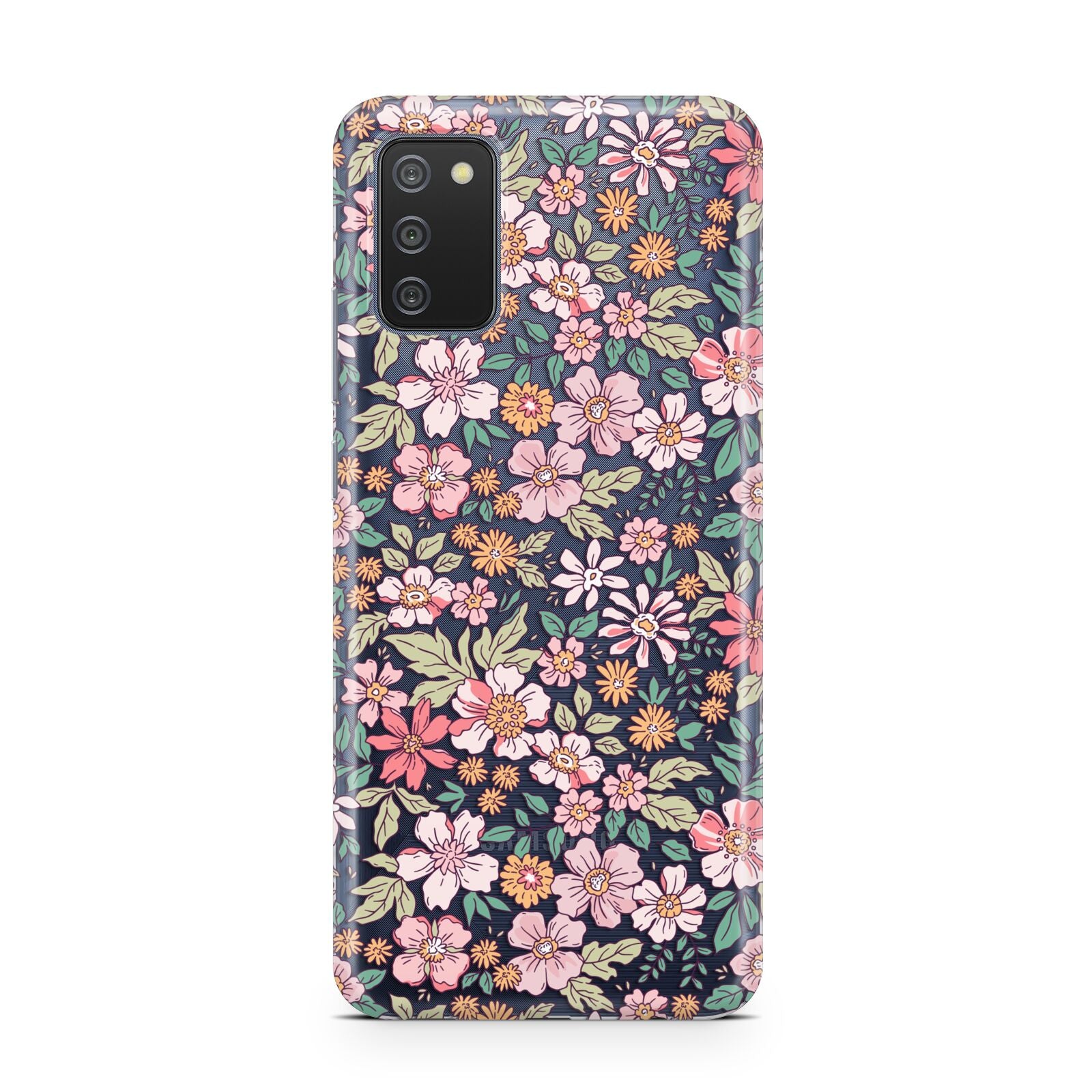 Small Floral Pattern Samsung A02s Case