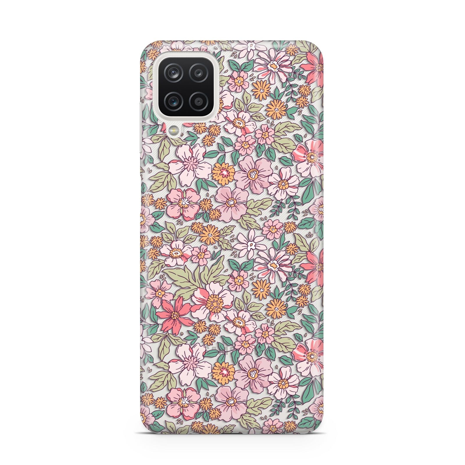 Small Floral Pattern Samsung A12 Case