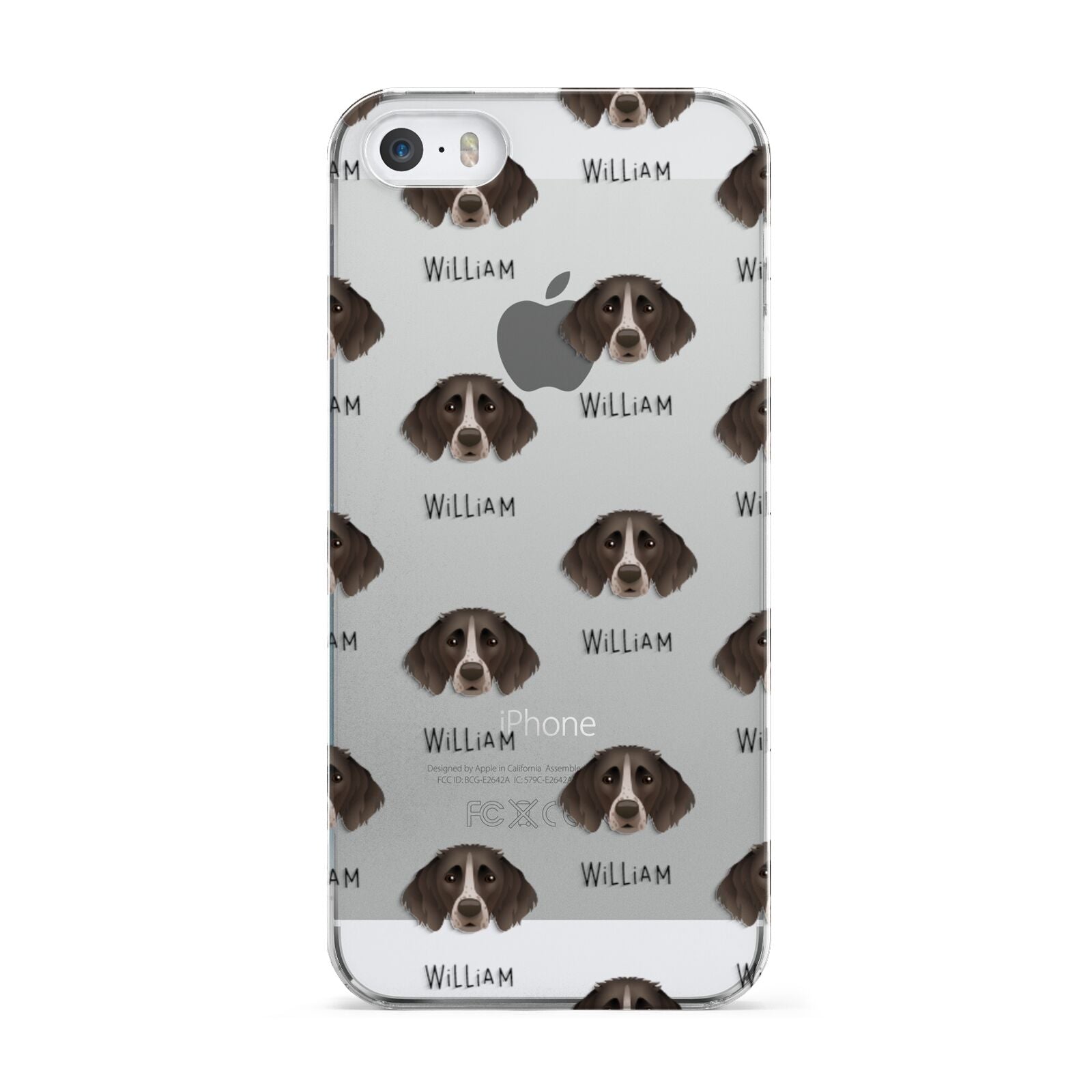 Small Munsterlander Icon with Name Apple iPhone 5 Case