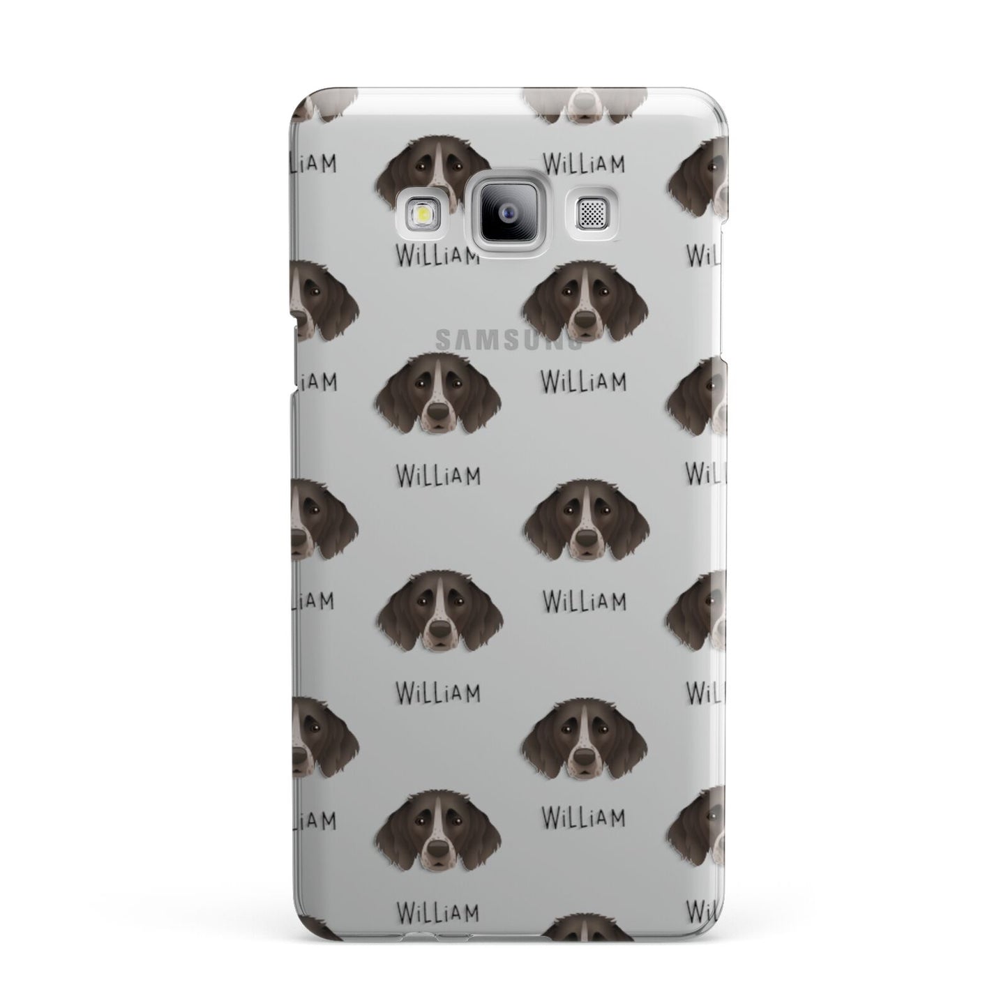 Small Munsterlander Icon with Name Samsung Galaxy A7 2015 Case