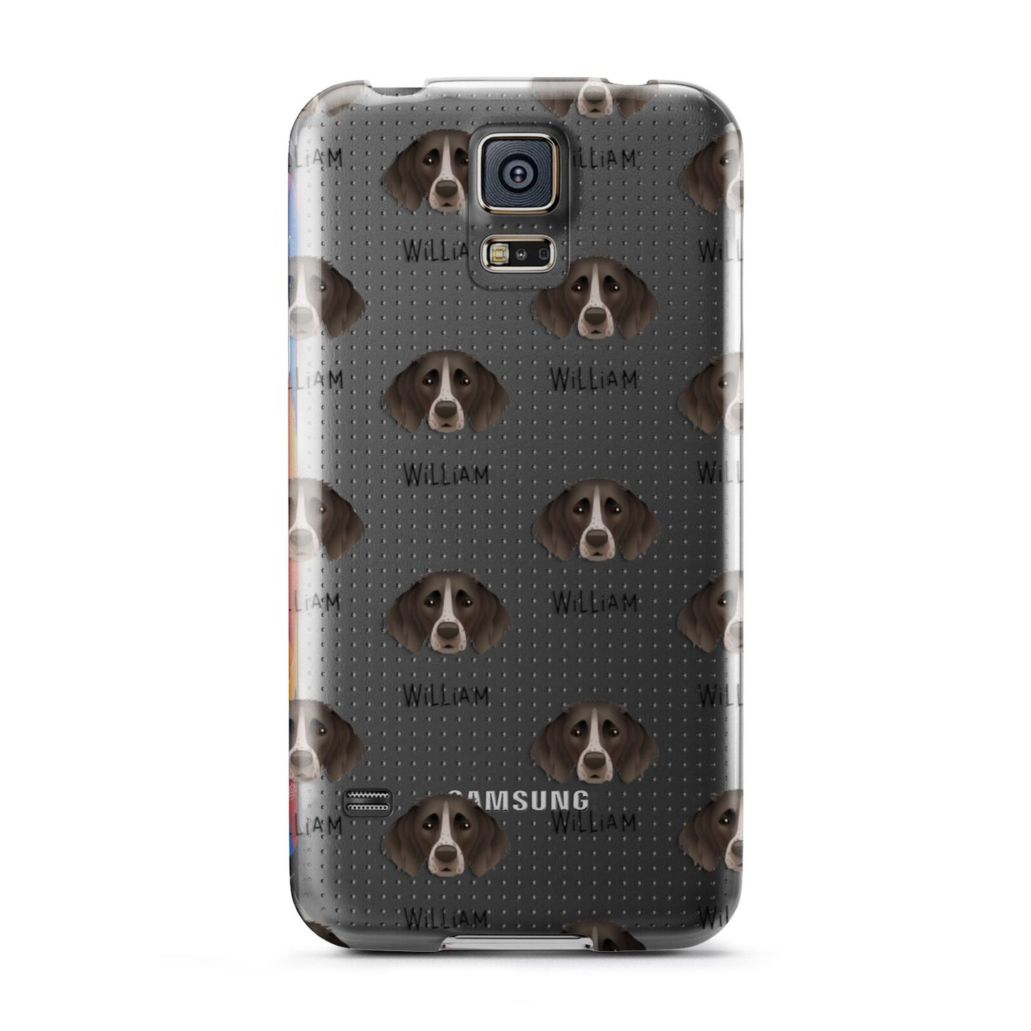 Small Munsterlander Icon with Name Samsung Galaxy S5 Case