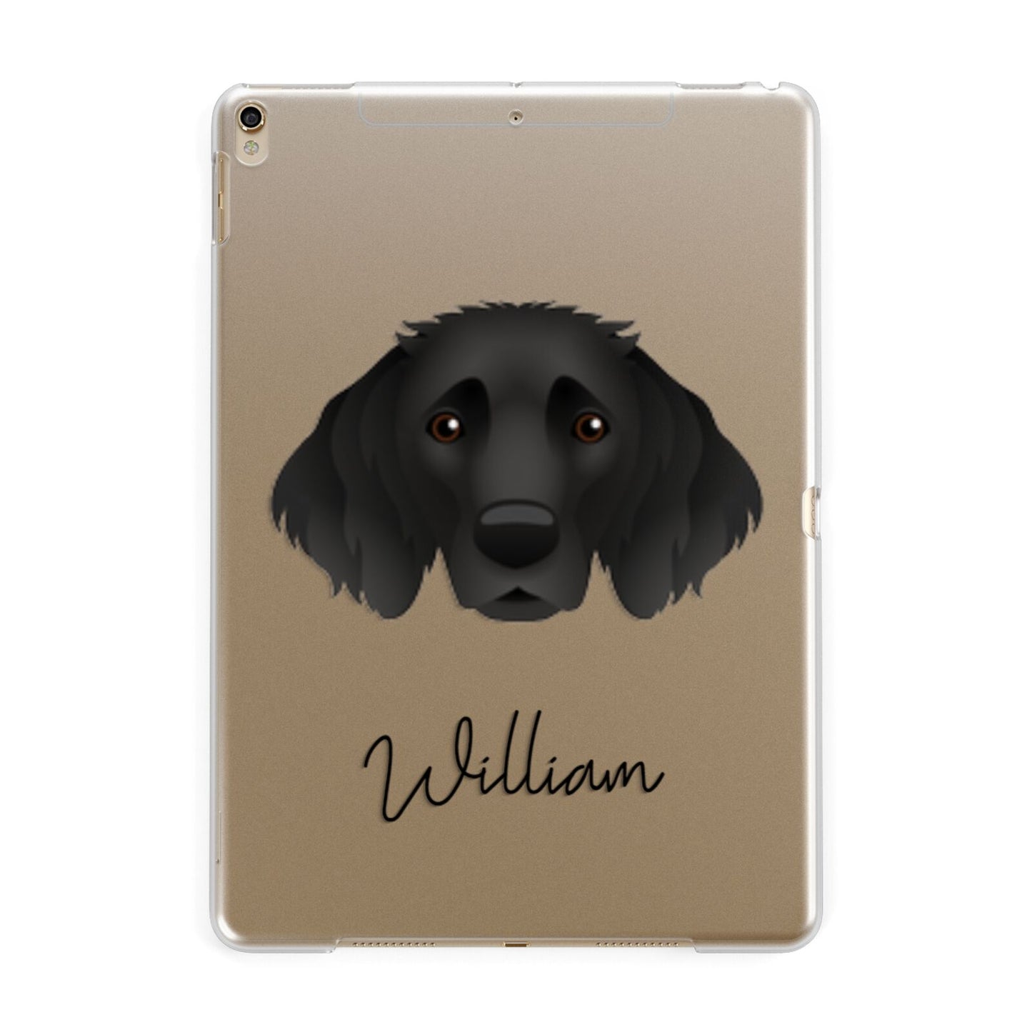 Small Munsterlander Personalised Apple iPad Gold Case