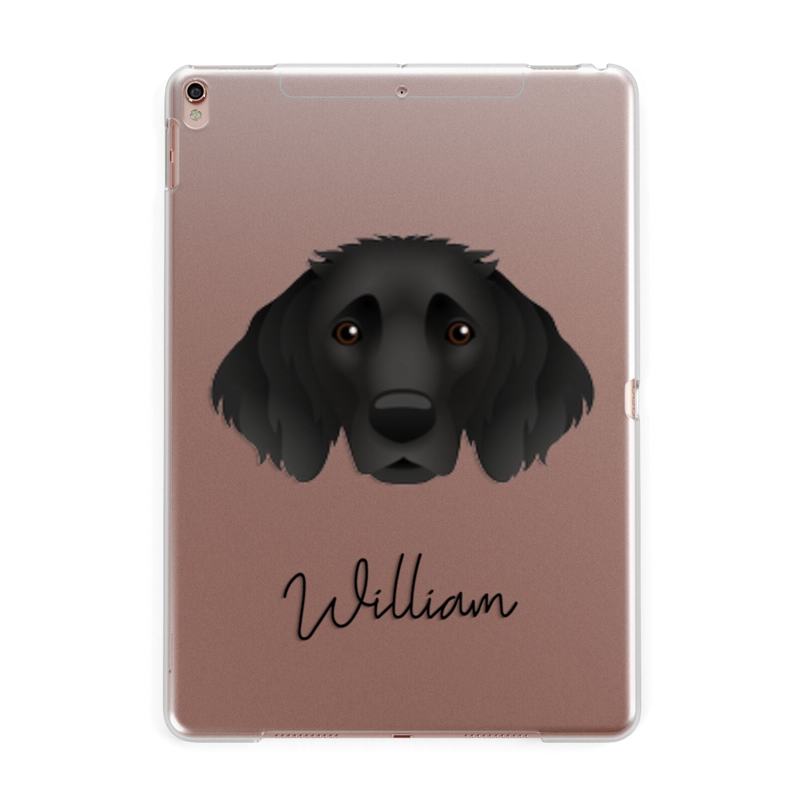 Small Munsterlander Personalised Apple iPad Rose Gold Case