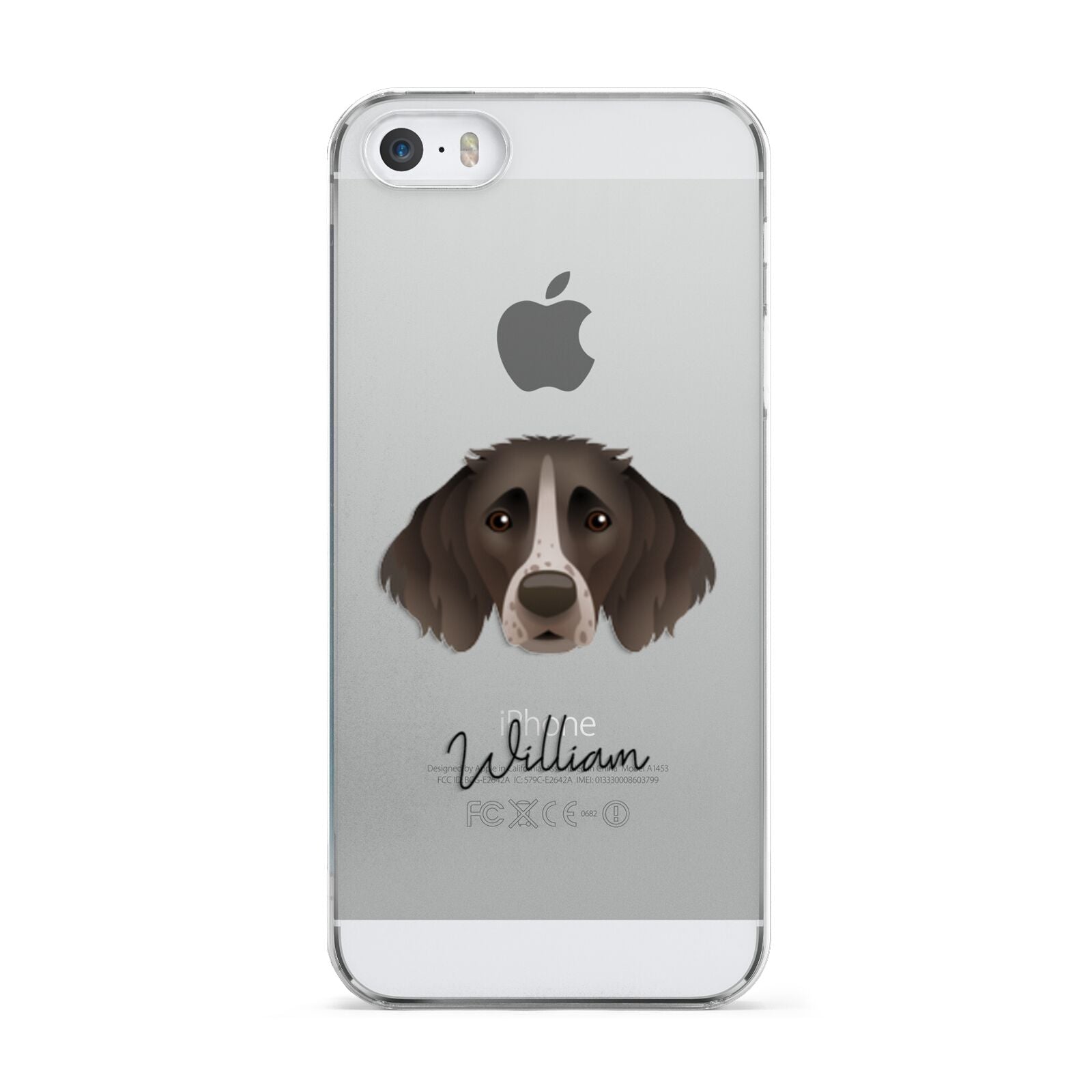 Small Munsterlander Personalised Apple iPhone 5 Case