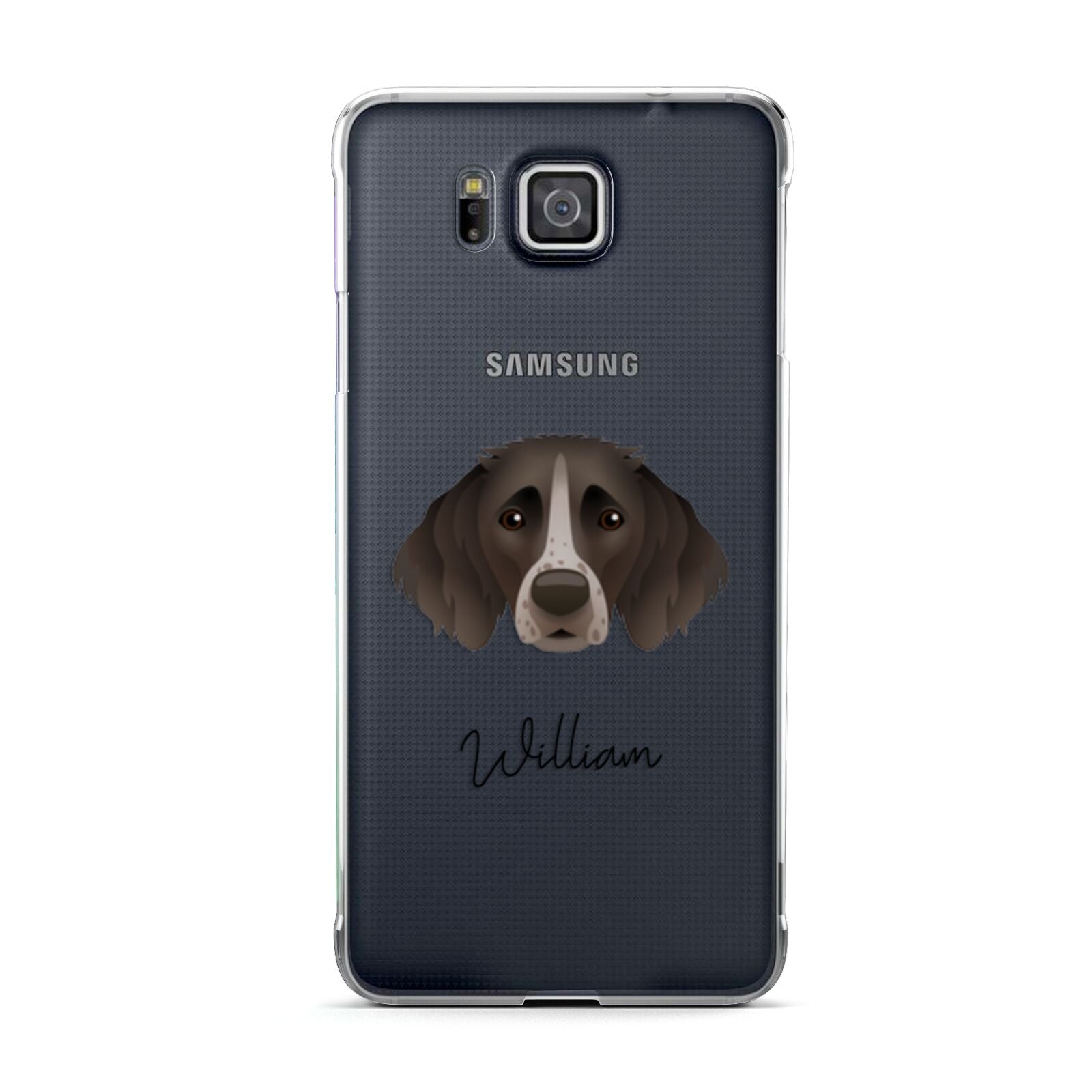 Small Munsterlander Personalised Samsung Galaxy Alpha Case
