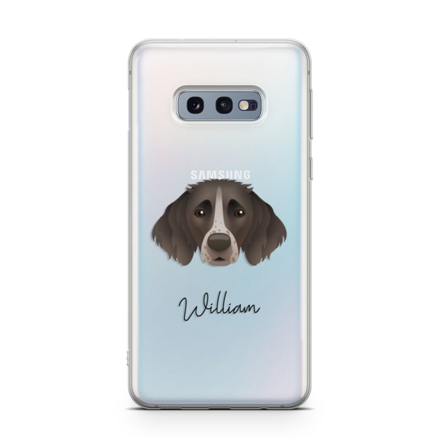 Small Munsterlander Personalised Samsung Galaxy S10E Case