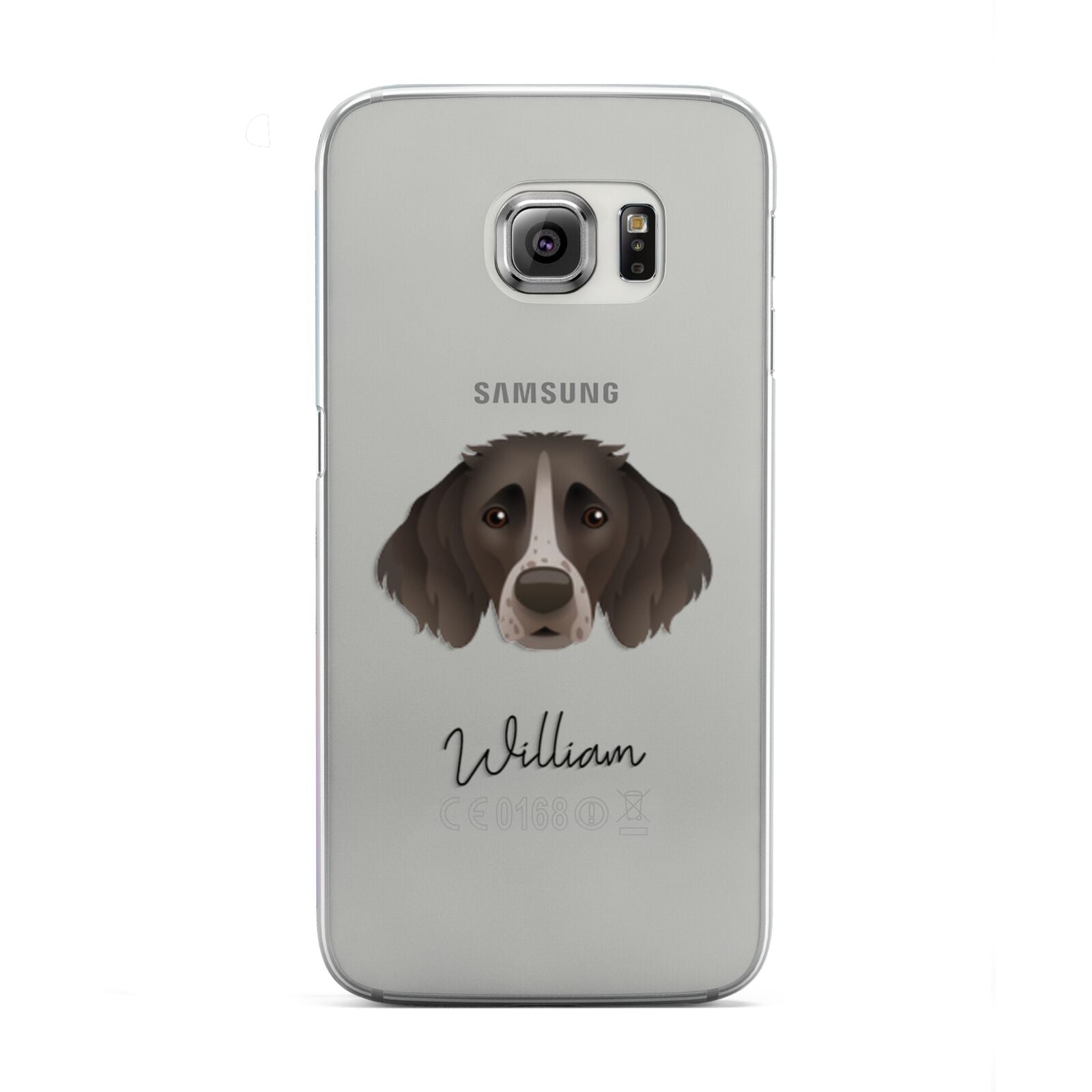 Small Munsterlander Personalised Samsung Galaxy S6 Edge Case