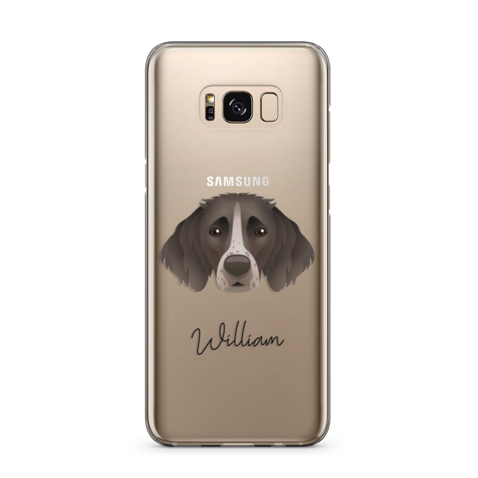 Small Munsterlander Personalised Samsung Galaxy S8 Plus Case