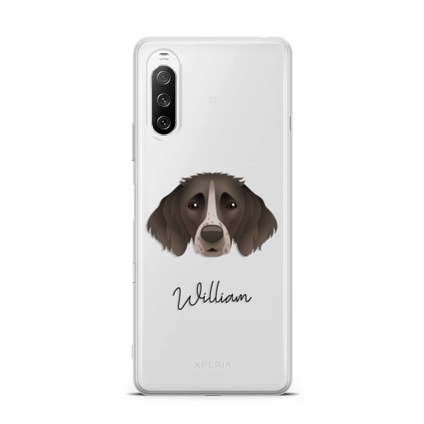 Small Munsterlander Personalised Sony Xperia 10 III Case