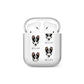 Smooth Collie Icon with Name AirPods Case